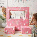 Kids Sofa Bed Toddler Armchair Couch Glow Stars
