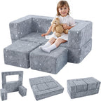 Kids Sofa Bed Toddler Armchair Couch Glow Stars