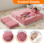 Kids Sofa Bed Toddler Armchair Couch Glow Stars