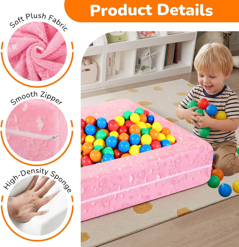 Kids Sofa Bed Toddler Armchair Couch Glow Stars