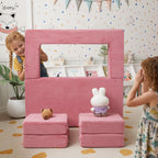 Kids Sofa Bed Toddler Armchair Couch Glow Stars