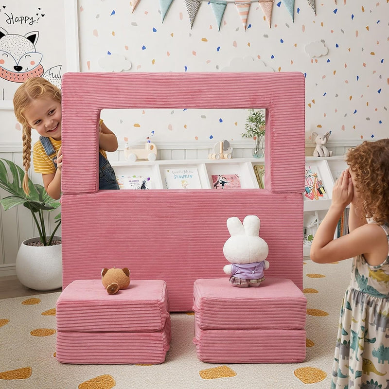 Kids Sofa Bed Toddler Armchair Couch Glow Stars