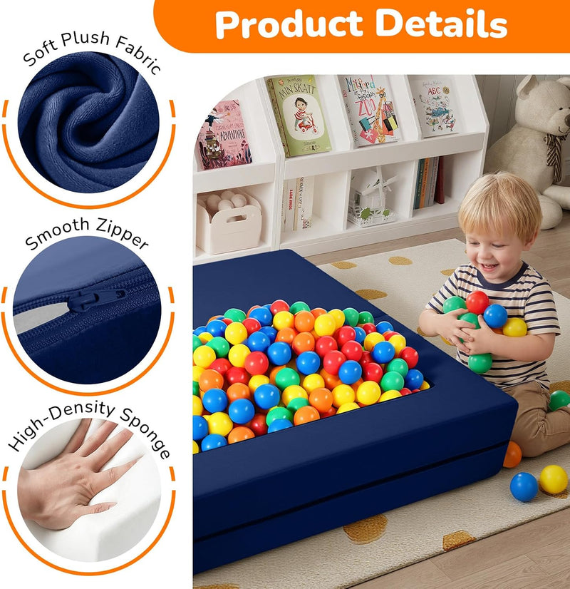Kids Sofa Bed Toddler Armchair Couch Glow Stars