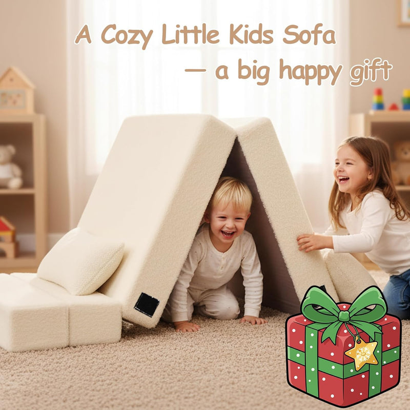 Kids Sofa Bed Toddler Floor Mattress Glow