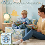 Kids Sofa Bed Toddler Floor Mattress Glow