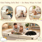 Kids Sofa Bed Toddler Floor Mattress Glow