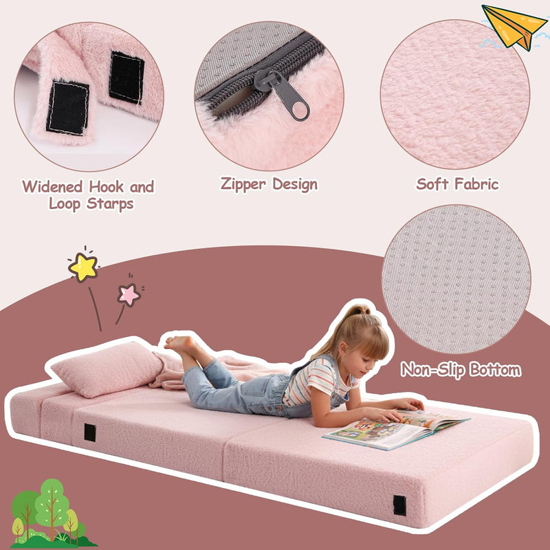 Kids Sofa Bed Toddler Floor Mattress Glow