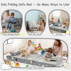 Kids Sofa Bed Toddler Floor Mattress Glow