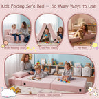 Kids Sofa Bed Toddler Floor Mattress Glow