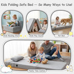 Kids Sofa Bed Toddler Floor Mattress Glow