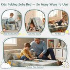 Kids Sofa Bed Toddler Floor Mattress Glow