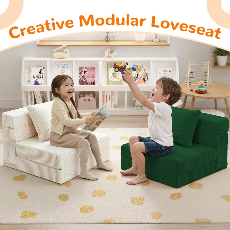 Kids Sofa Bed Toddler Folding Floor Mattress Glow