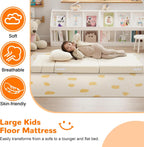 Kids Sofa Bed Toddler Folding Floor Mattress Glow
