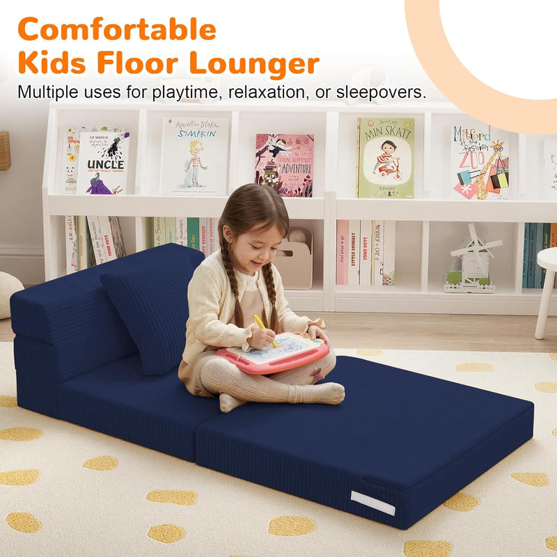 Kids Sofa Bed Toddler Folding Floor Mattress Glow