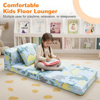 Kids Sofa Bed Toddler Folding Floor Mattress Glow