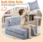 Kids Sofa Bed Toddler Folding Floor Mattress Glow