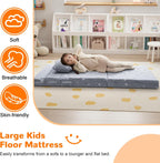 Kids Sofa Bed Toddler Folding Floor Mattress Glow