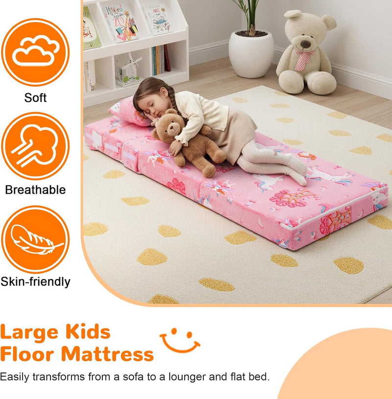 Kids Sofa Bed Toddler Folding Futon Chair