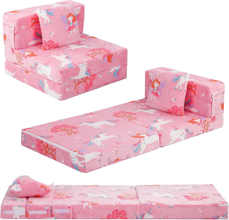 Kids Sofa Bed Toddler Folding Futon Chair