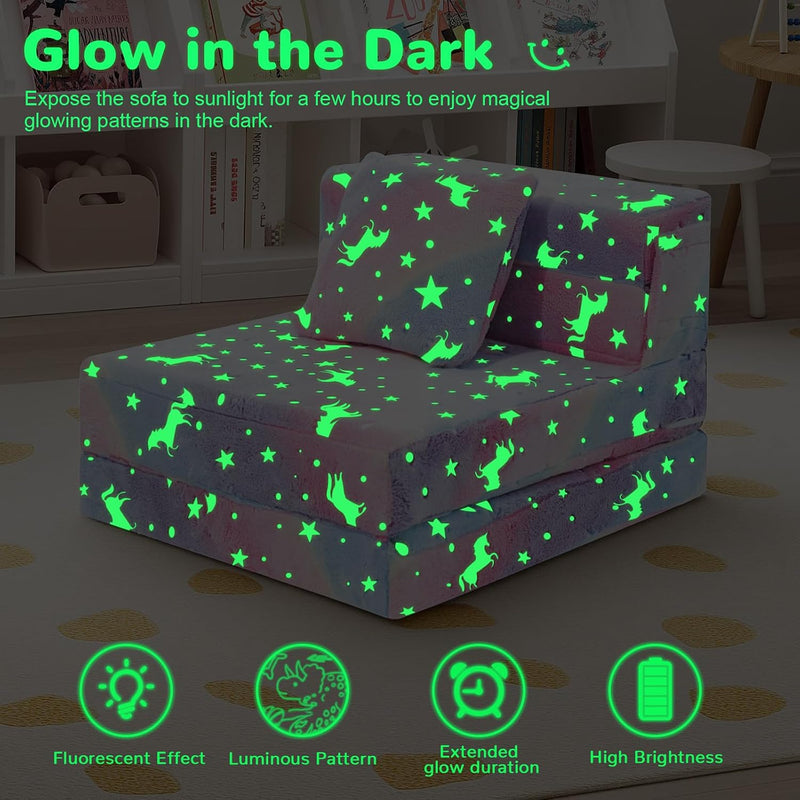Kids Sofa Bed Toddler Folding Futon Chair