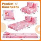 Kids Sofa Bed Toddler Folding Futon Chair