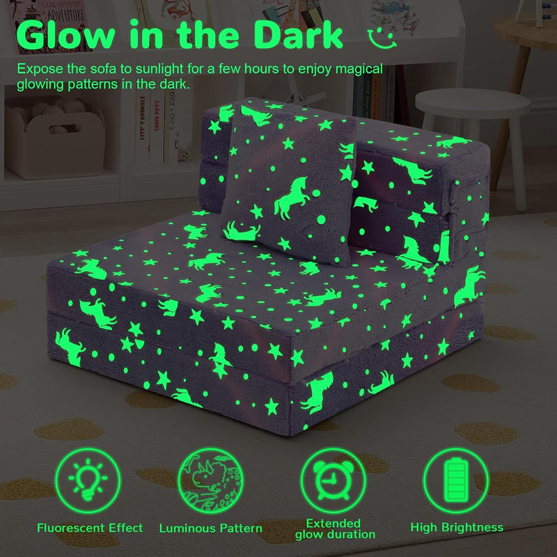 Kids Sofa Bed Toddler Folding Futon Chair