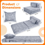Kids Sofa Bed Toddler Folding Futon Chair