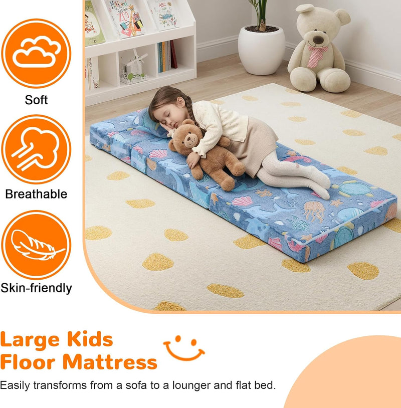 Kids Sofa Bed Toddler Folding Futon Chair