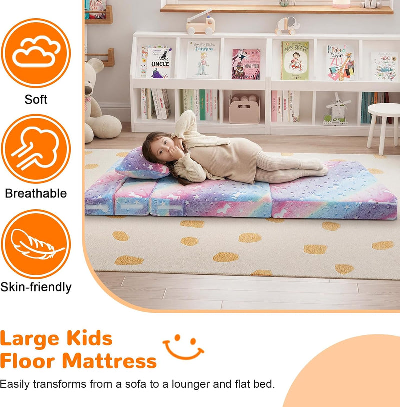Kids Sofa Bed Toddler Folding Futon Chair