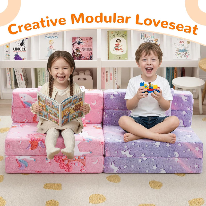 Kids Sofa Bed Toddler Folding Futon Chair