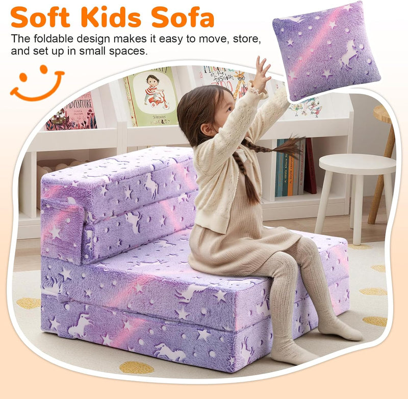 Kids Sofa Bed Toddler Folding Futon Chair
