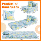 Kids Sofa Bed Toddler Folding Futon Chair