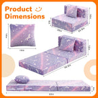 Kids Sofa Bed Toddler Folding Futon Chair