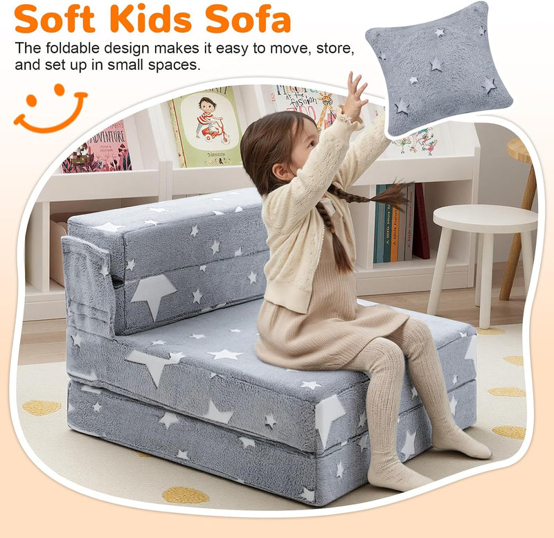 Kids Sofa Bed Toddler Folding Futon Chair