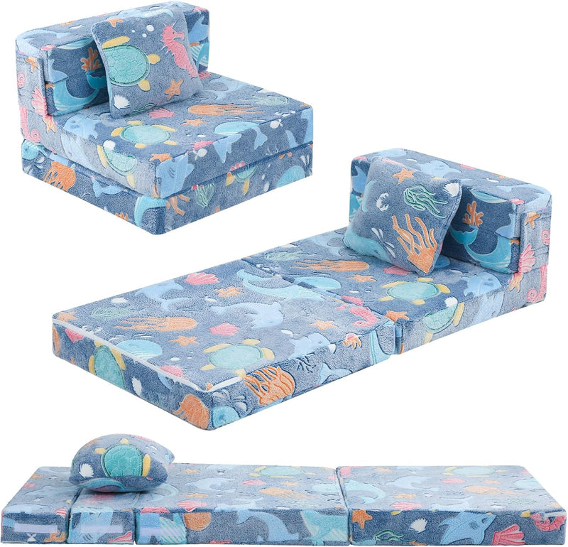 Kids Sofa Bed Toddler Folding Futon Chair