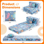 Kids Sofa Bed Toddler Folding Futon Chair