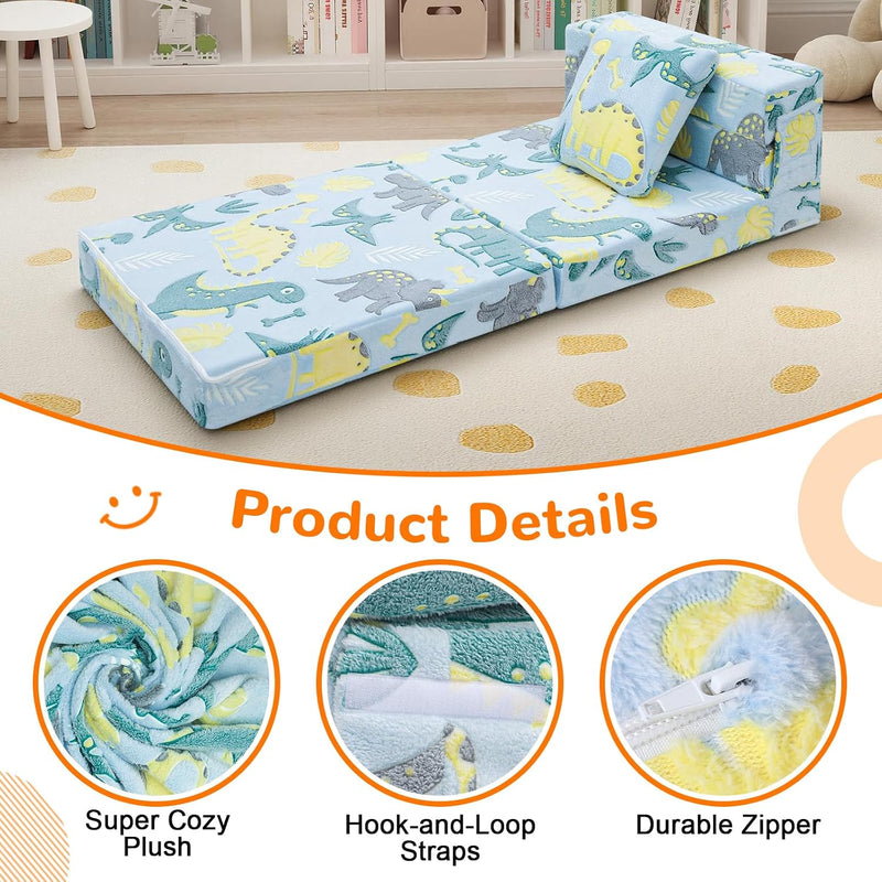 Kids Sofa Bed Toddler Folding Futon Chair