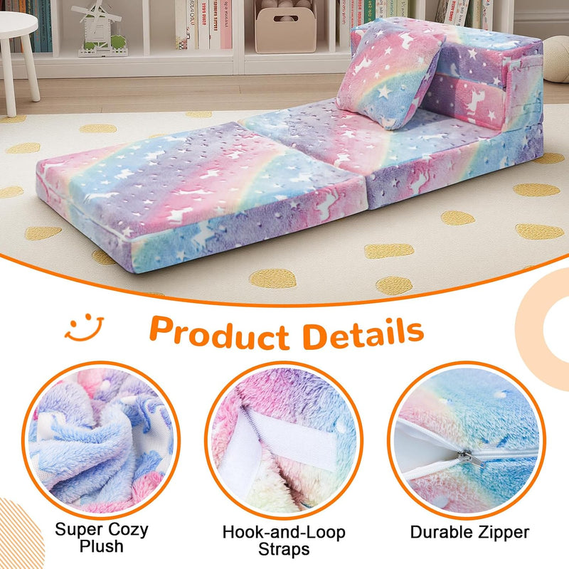 Kids Sofa Bed Toddler Folding Futon Chair
