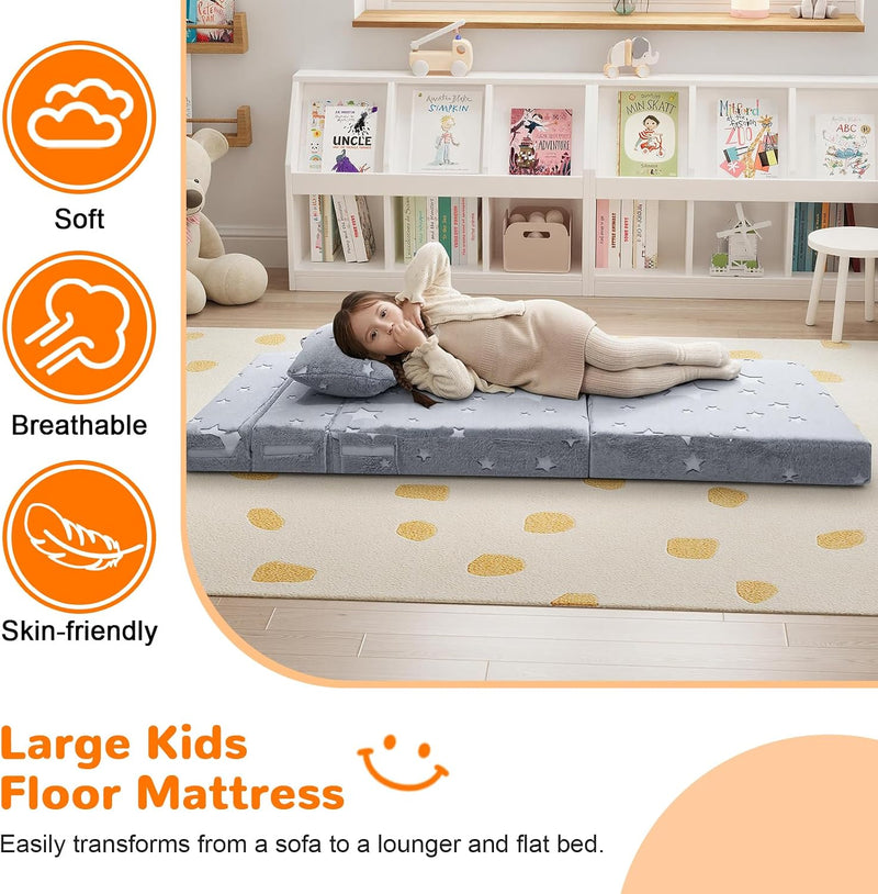 Kids Sofa Bed Toddler Folding Futon Chair