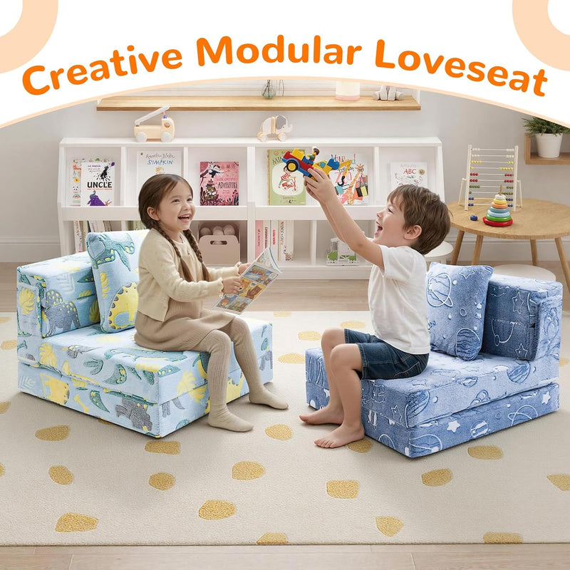 Kids Sofa Bed Toddler Folding Futon Chair