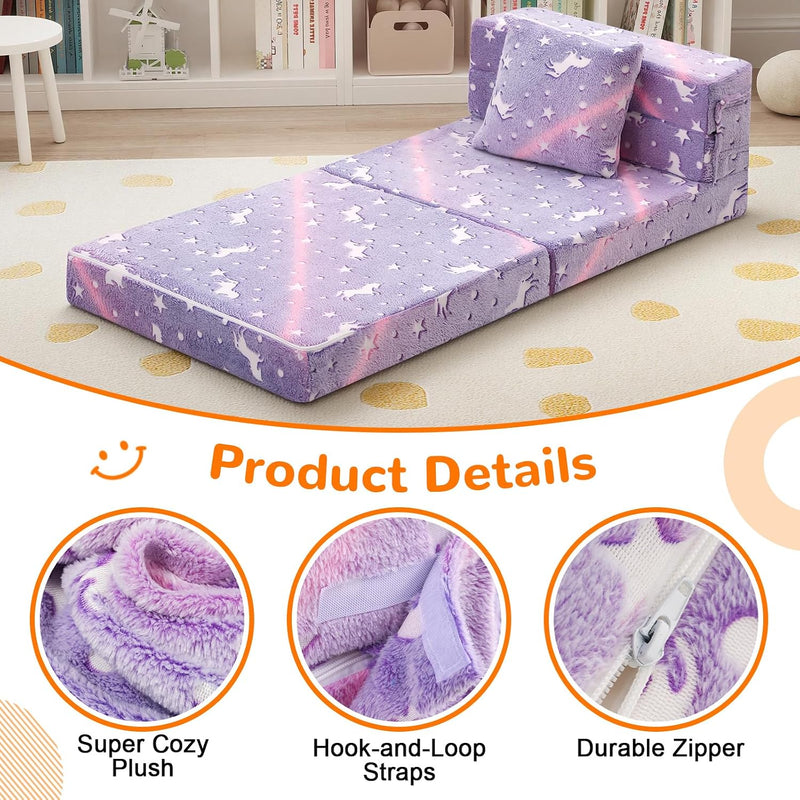 Kids Sofa Bed Toddler Folding Futon Chair
