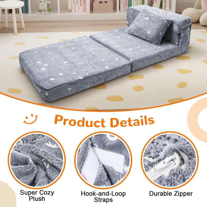 Kids Sofa Bed Toddler Folding Futon Chair
