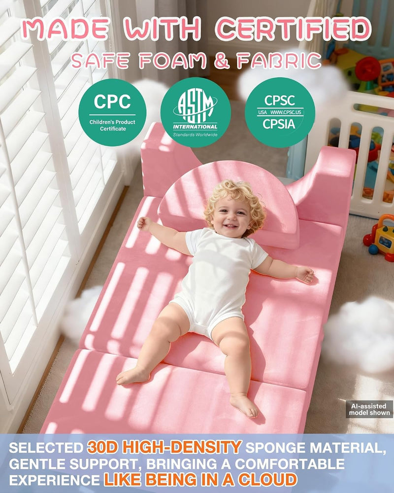 Kids Sofa Play Couch: Bed 15pcs Diy Nugget