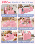 Kids Sofa Play Couch: Bed 15pcs Diy Nugget