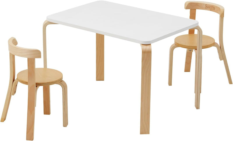 Kids Table and 4 Chairs Set Wooden