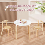 Kids Table and 4 Chairs Set Wooden
