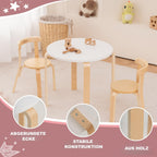 Kids Table and 4 Chairs Set Wooden