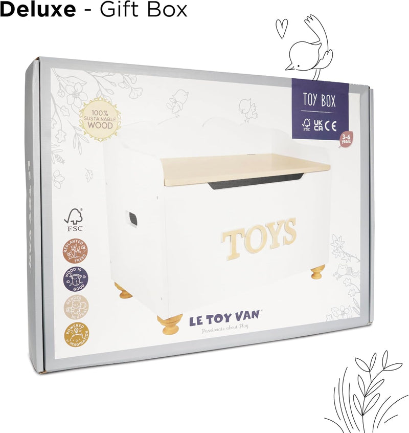 Kids Toy Box for Toys Wooden Storage