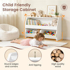 Kids Toy Storage Unit Cabinet with 2 Drawers