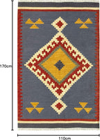 Kilim Lori Rug with Modern Design 100